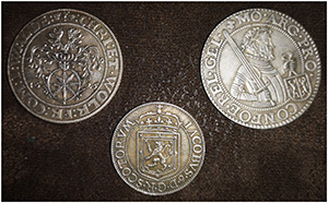replicar of the tokens allocated to the civilians of Grolle